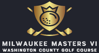 A gold logo with a golf ball and crossed sticksAI-generated content may be incorrect.
